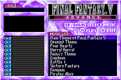 Final Fantasy V Advance - Sound Restoration Hack Screenshot 1